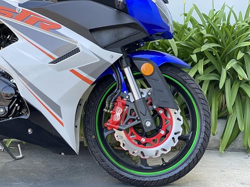 250CC Sport Bike Motorcycle 5-Speed 17" Wheels LED Headlights 2 Seater D907