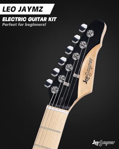 39" Full Size ST Style Electric Guitar Starter Kit with SSH Pickup, 5W Portable Amp, Tuner, Gig Bag, Strap & Accessories M4524
