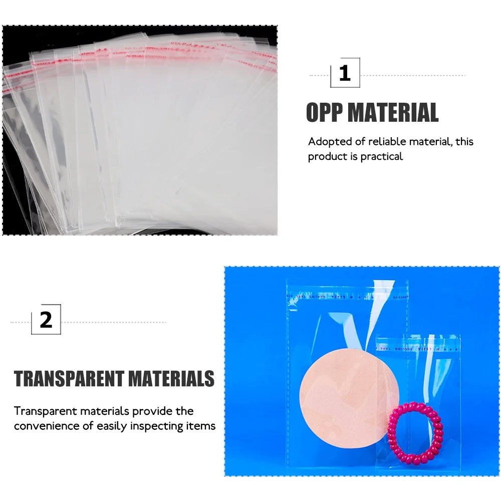 200pcs Clear Storage Bags H99344