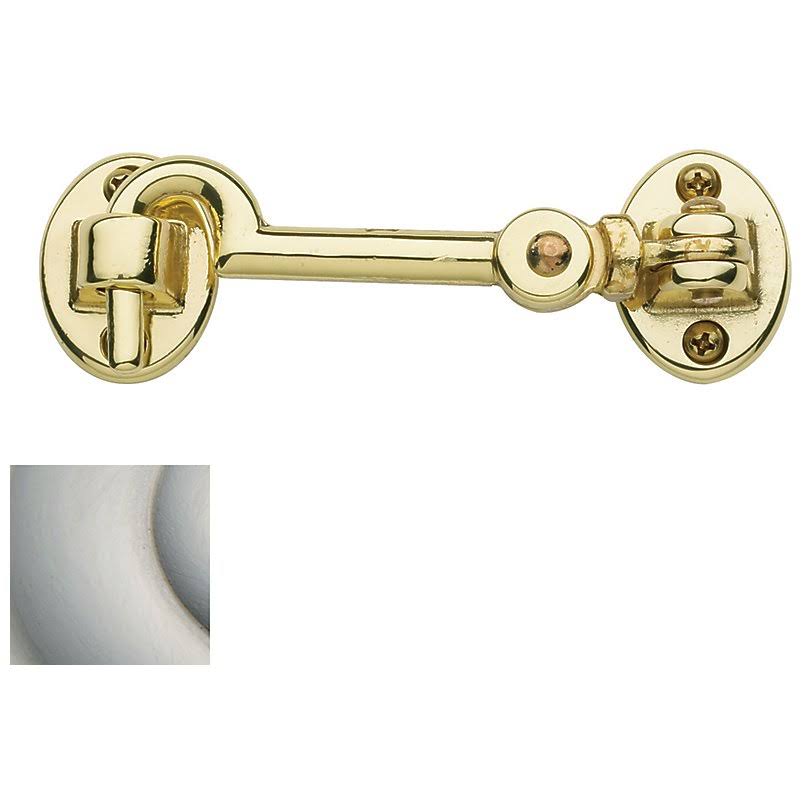 3-1/2 inch Swivel Cabin Door Hook Satin Nickel A218
