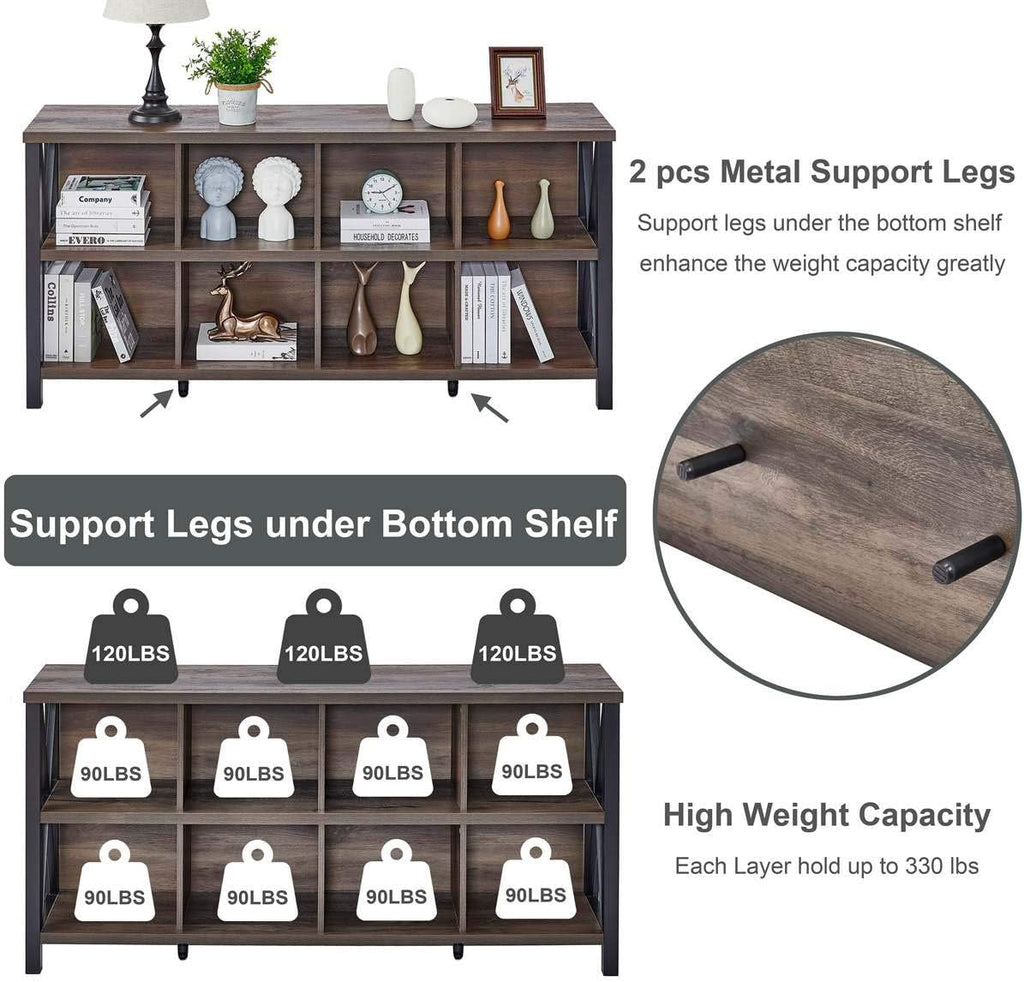 8 Cube Storage Organizer Bookshelf D6953