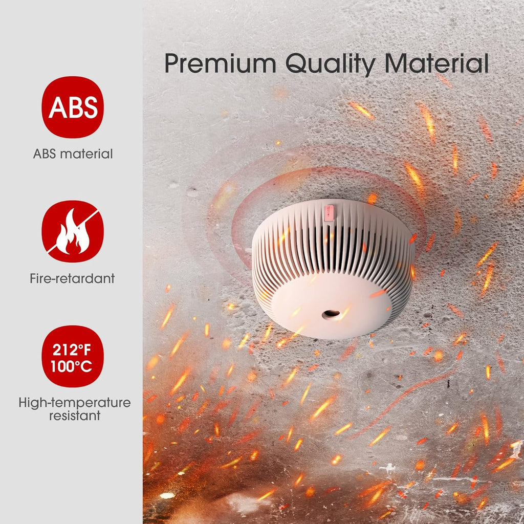 Smoke Detector with 10-Year Battery, Pack of 3 K30615