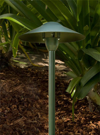 Cast Aluminum Path Walkway and Area Light Verde Green K7748