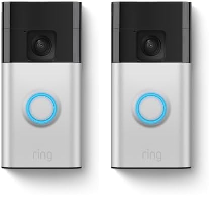 Satin Nickel Battery Doorbell A83375