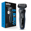 Electric Foil Shaver with Beard Trimmer, Wet & Dry, Rechargeable, Cordless, Blue L130705