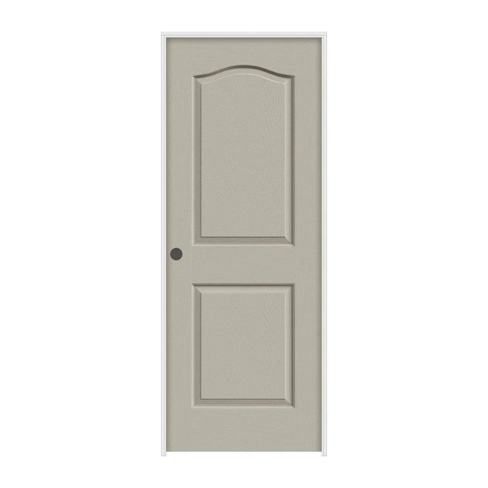 28 in. x 80 in. Desert Sand Painted Right-Hand Textured Molded Composite MDF Single Prehung Interior Door M46196