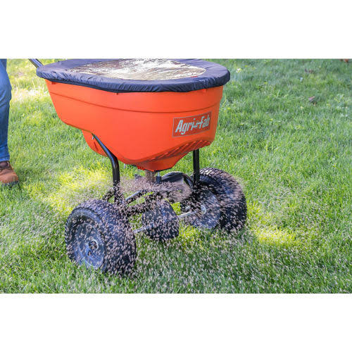 130 lb. Commercial Push Broadcast Spreader V65495