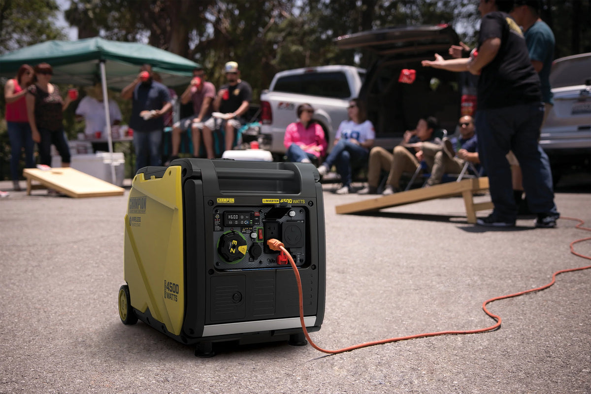 4500-Watt Wireless Remote Start Inverter Generator with CO Shield O92872