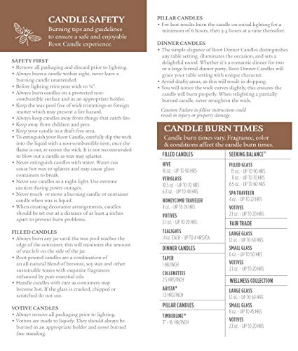 4-Ounce Beeswax Blend Candle Citron Bergamot W5765