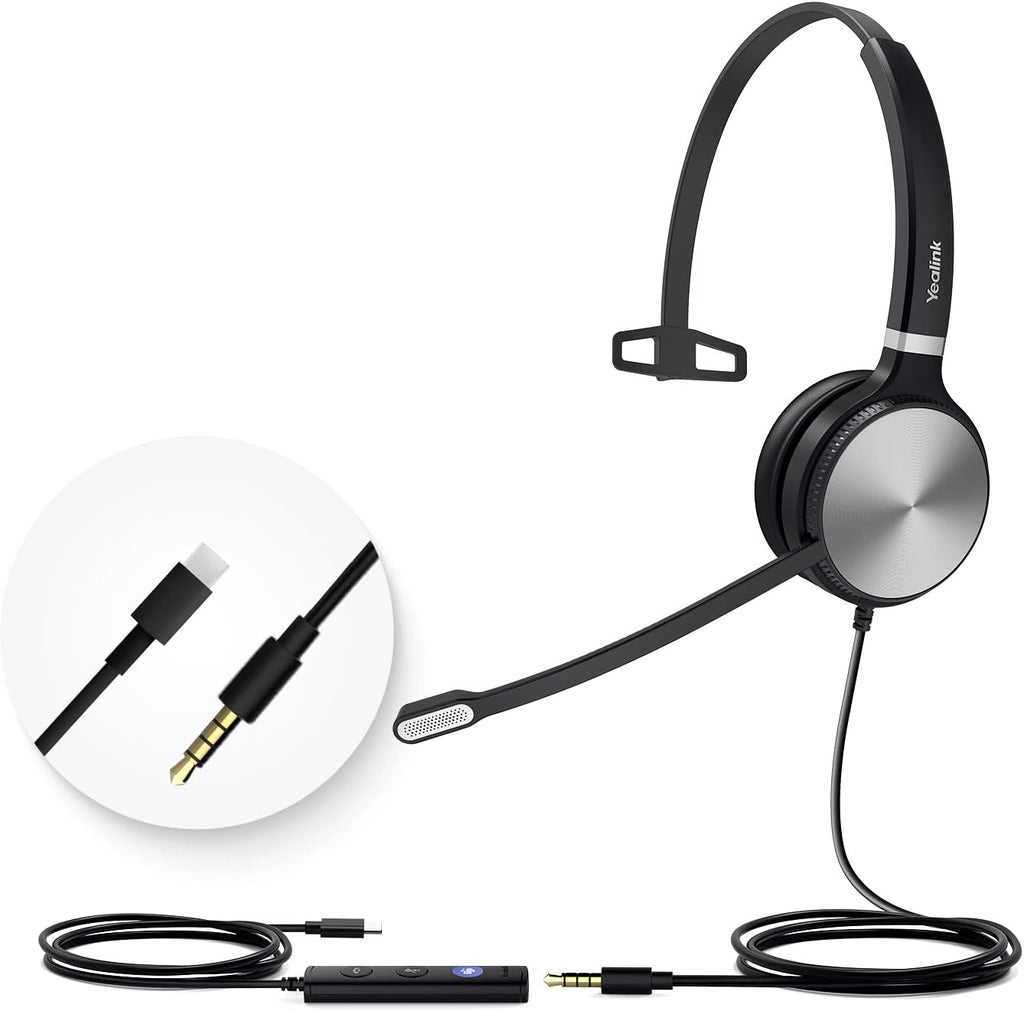 Headset with Microphone Noise Cancelling Stereo 3.5mm Jack G469