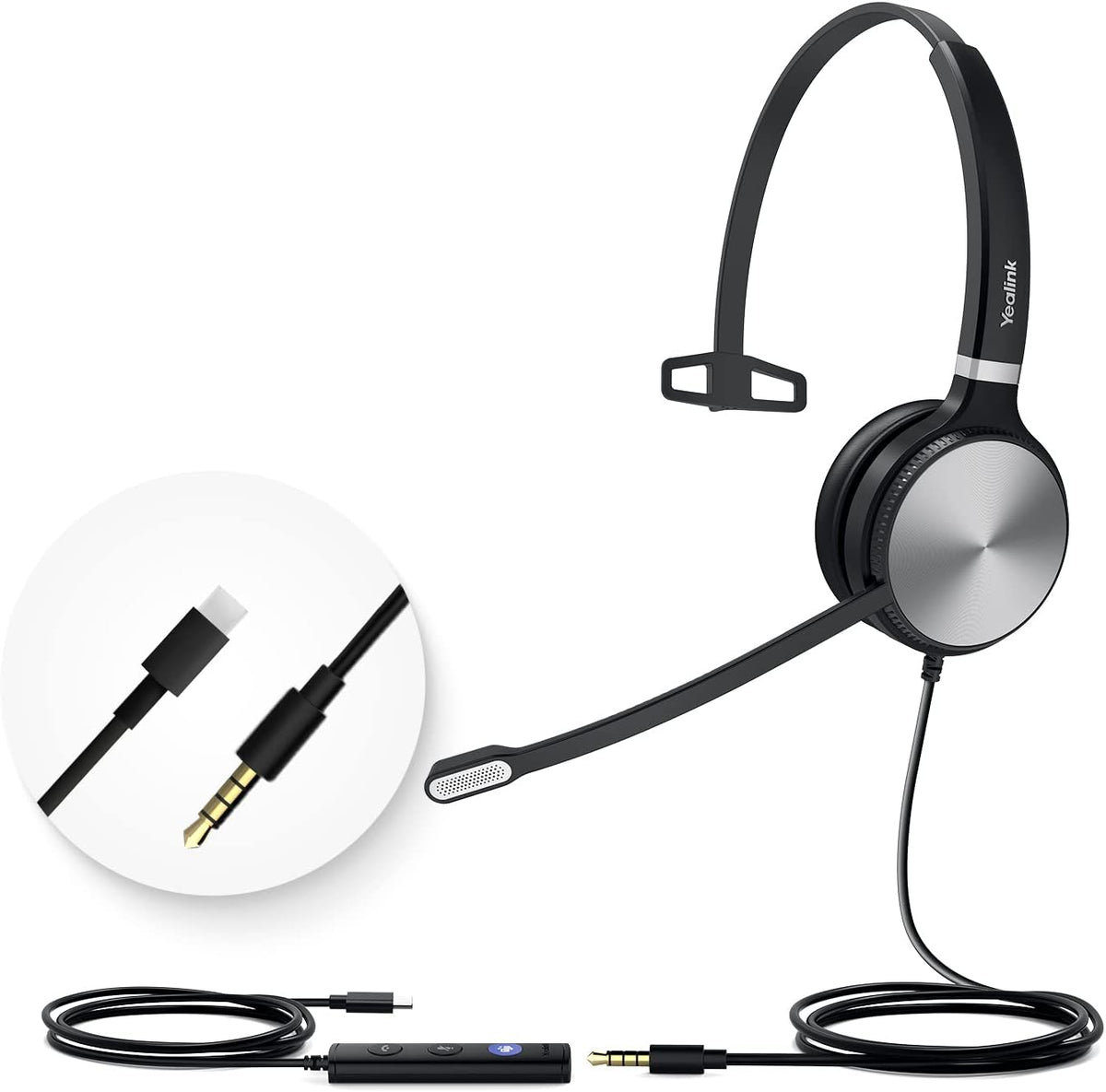 Headset with Microphone Noise Cancelling Stereo 3.5mm Jack G469
