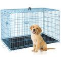24,30,36,42,48 Inch Folding Metal Wire Dog Crate with Double-Door M580931