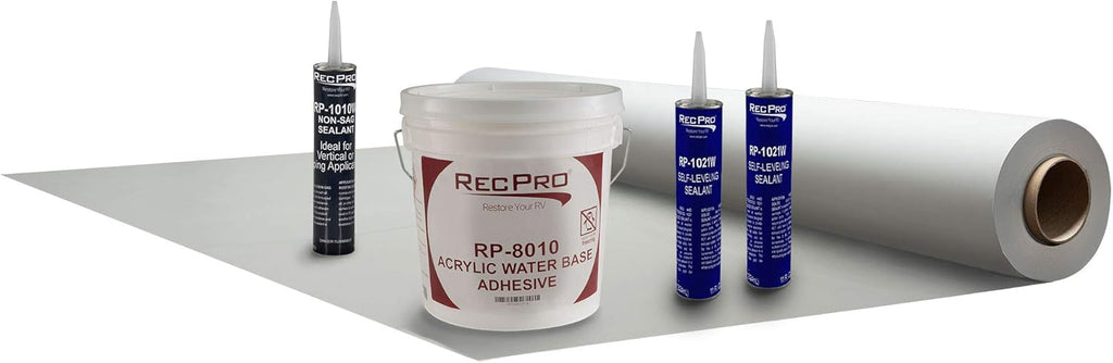 4.5' Wide RV Rubber Roof Kit 16ft J6625