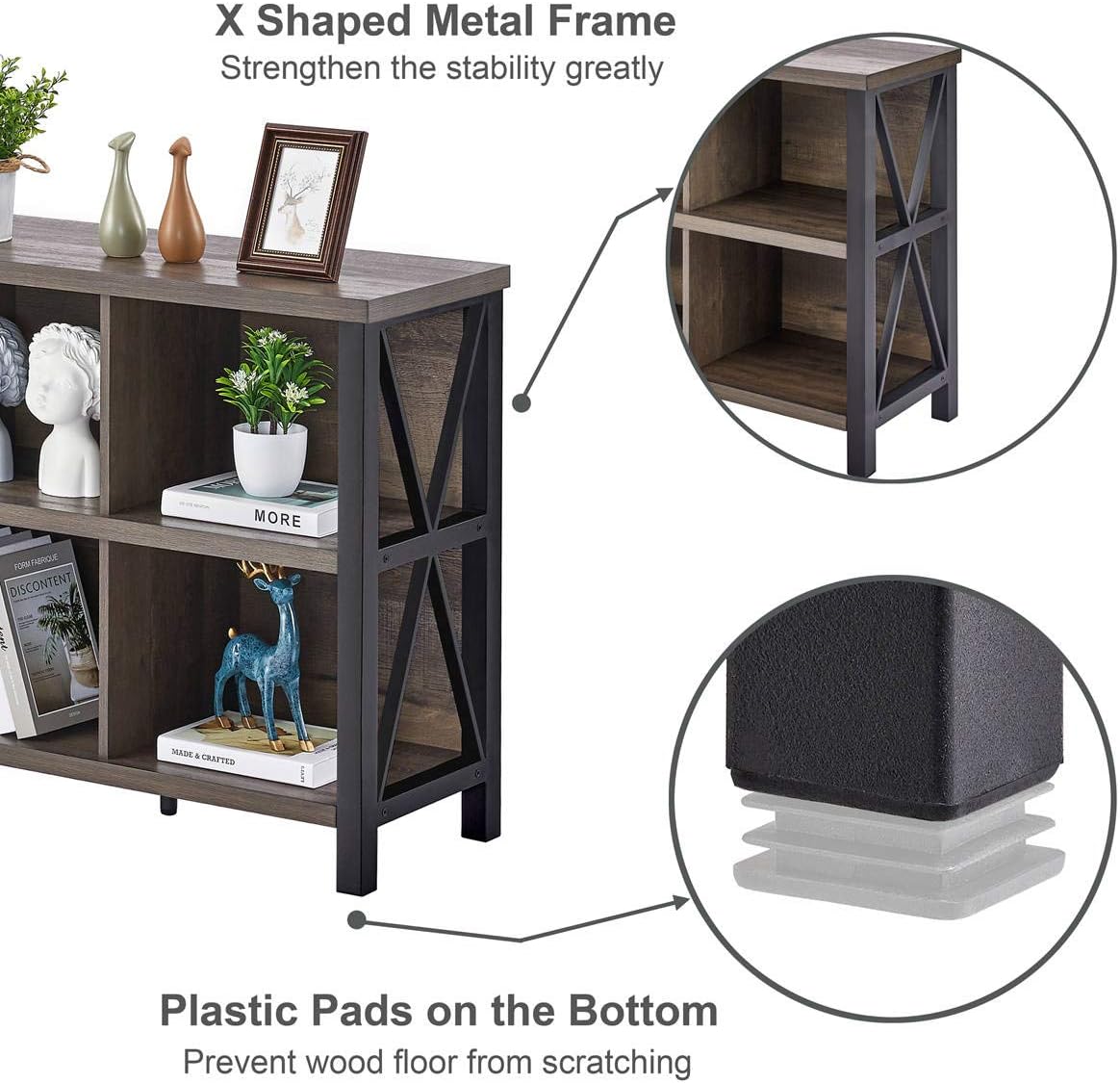 8 Cube Storage Organizer Bookshelf D6953