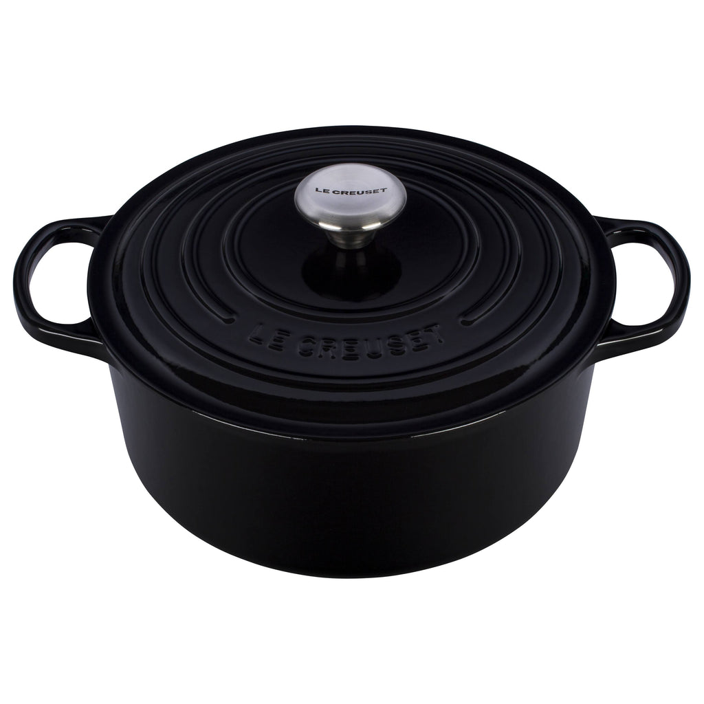 Cast Iron Round Dutch Oven Black 5.5 qt J7484