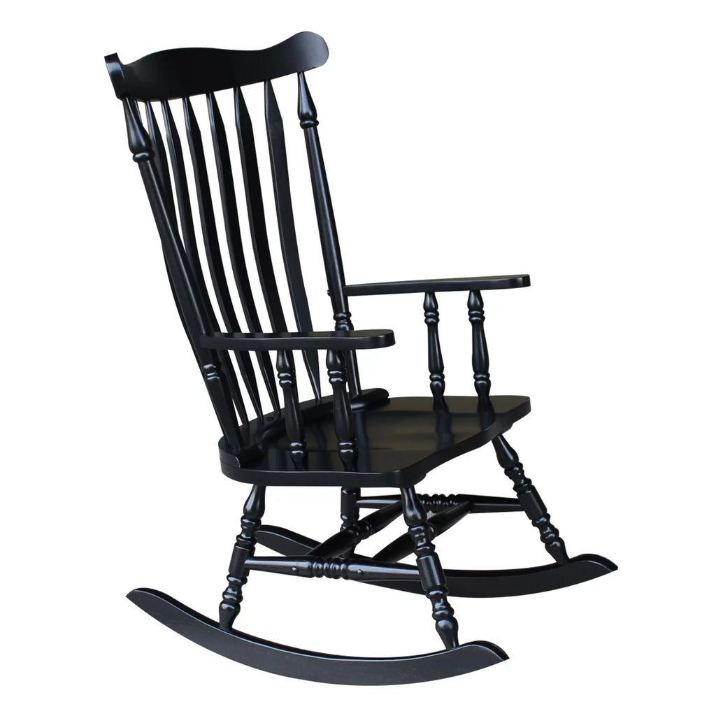Antique Black Rocking Chair C1763
