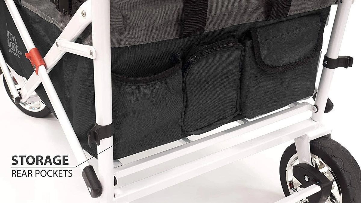 Black/Gray Folding Wagon with Canopy G757