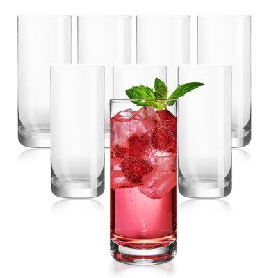 Set of 8 Crystal Highball Glasses Y661337