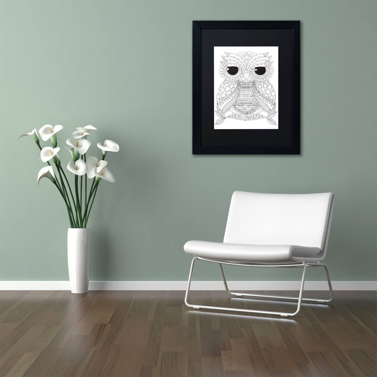 Black Matte Black Frame 11x14-Inch Art Print X70742