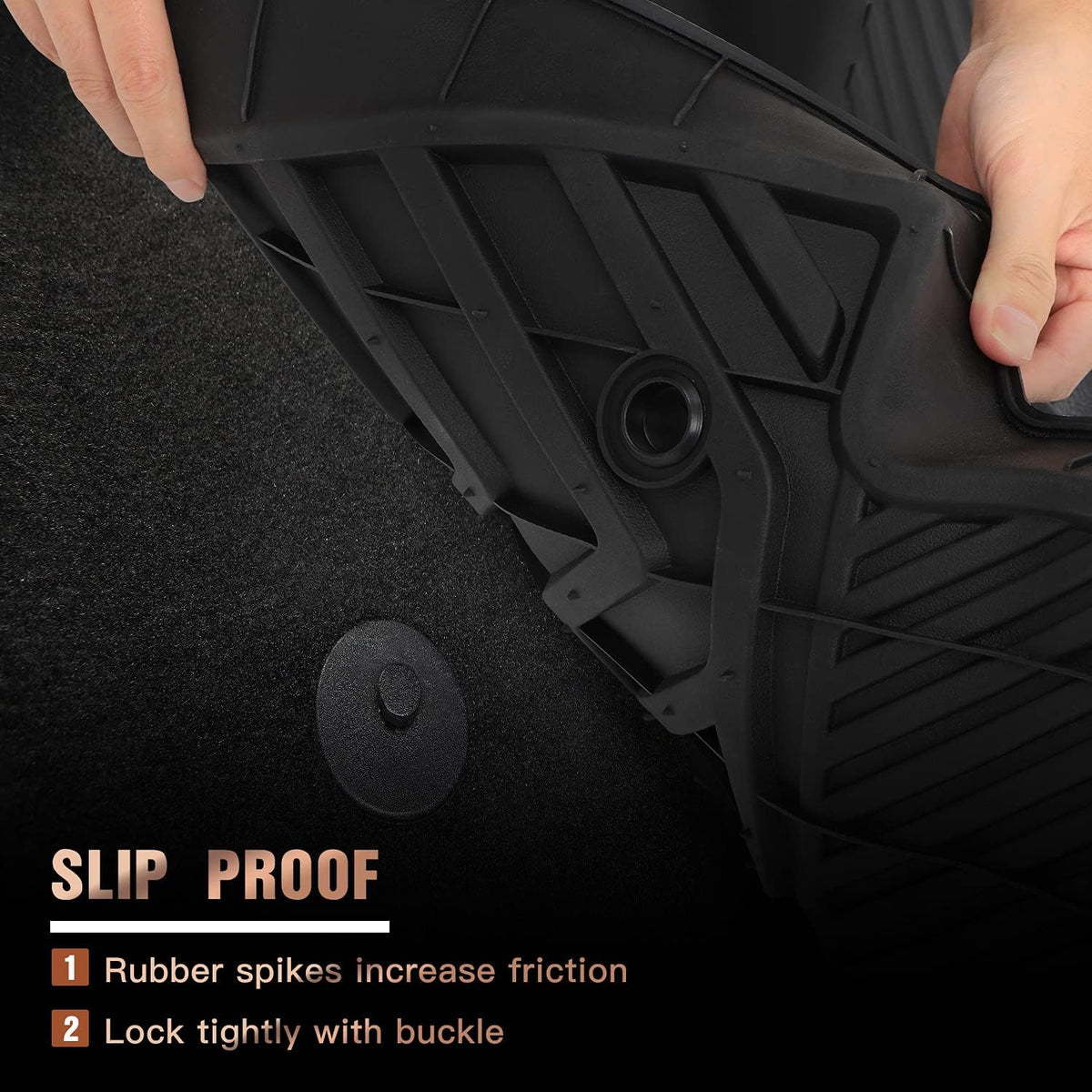 All Weather Custom Fit Floor Mats Set U381592