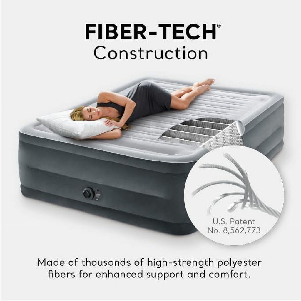 Queen Size Air Mattress with Built-in Electric Pump N65664