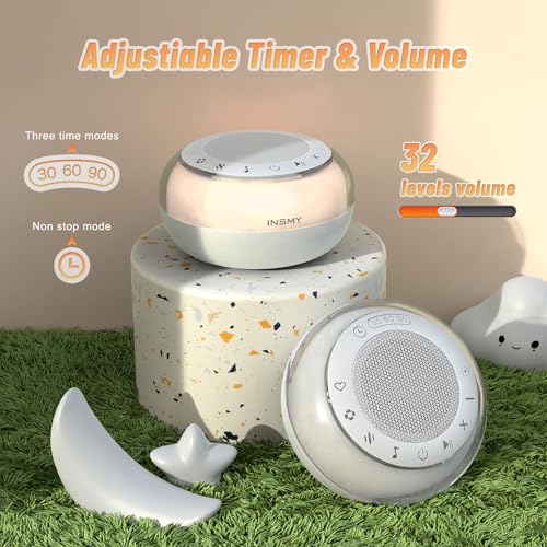 White Noise Machine with 35 Soothing Sounds and Nightlight R183478