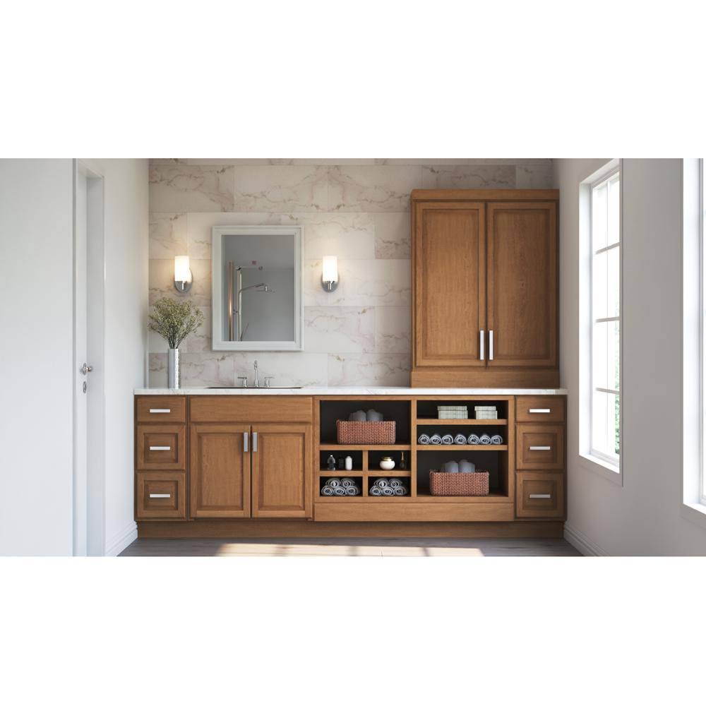 Medium Oak Lazy Susan Corner Base Kitchen Cabinet V780599