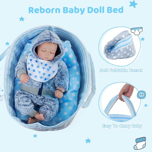 17-Inch Silicone Full Body Reborn Baby Doll C478274