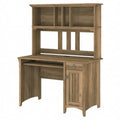 Small Computer Desk with Hutch in Reclaimed Pine Z778