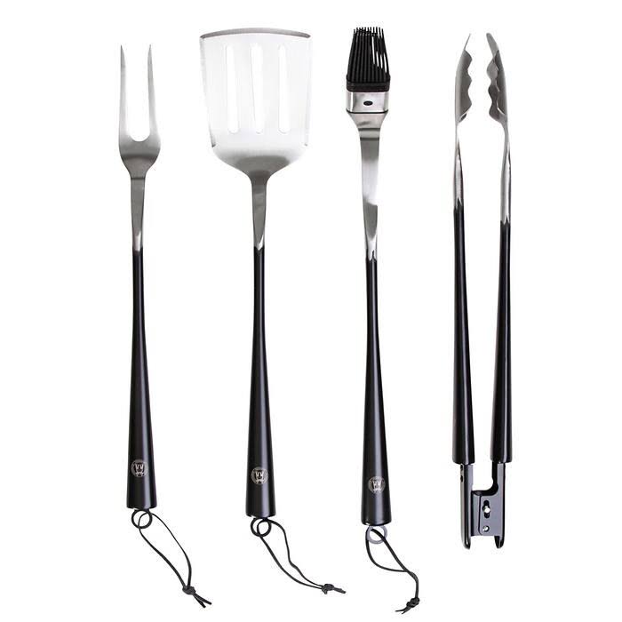 Carbon 6 4-Piece Grill Set G618