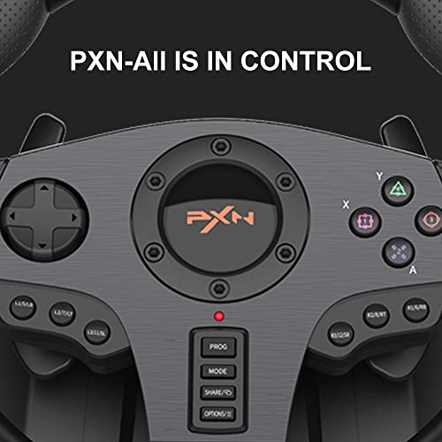 Gaming Steering Wheel with Pedals Paddle Shifter K97691