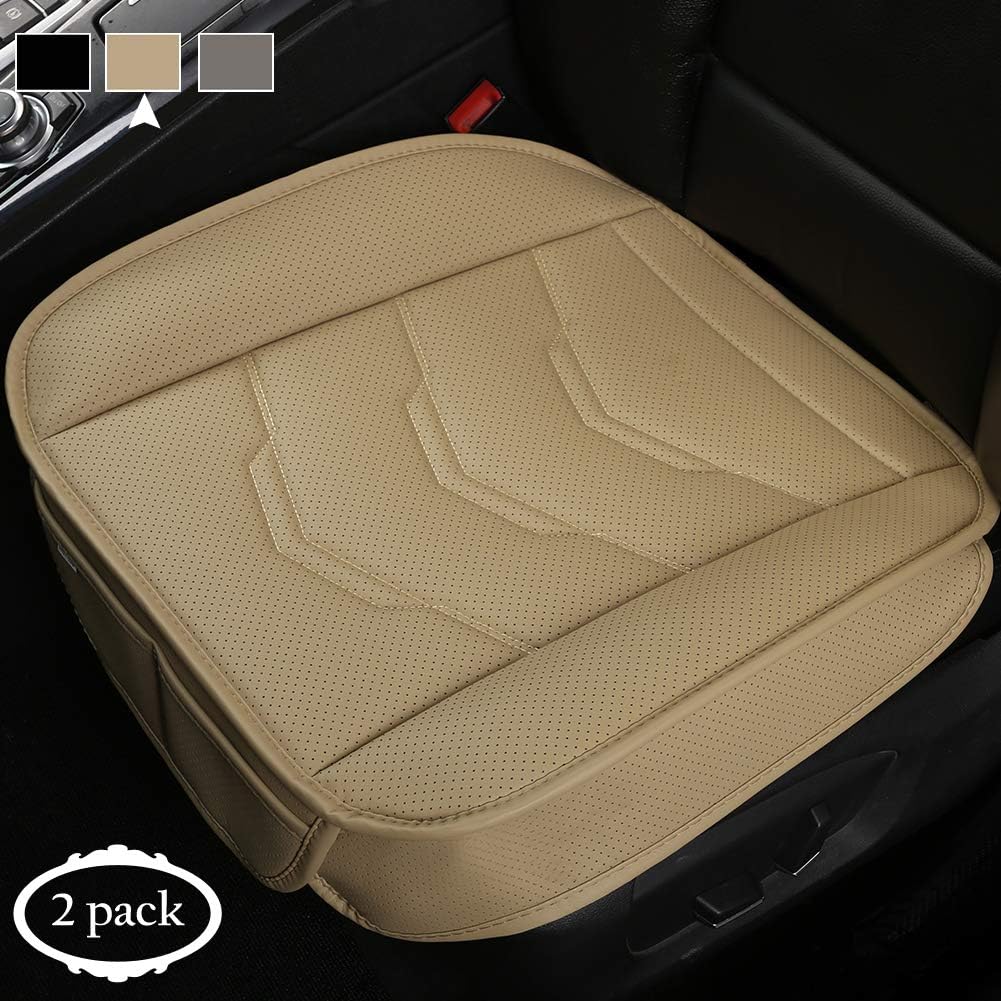 2 Pack Front Car Seat Bottom Covers Pad Black N72373