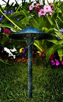 Cast Aluminum Path Walkway and Area Light Verde Green K7748