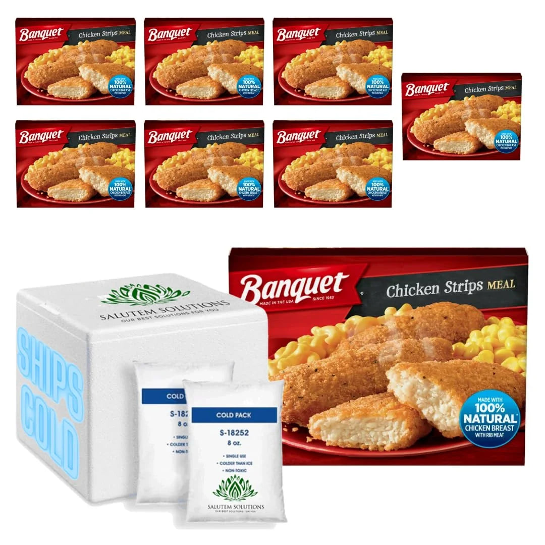 8.9 oz Frozen Chicken Strips Meal Pack of 8 L820
