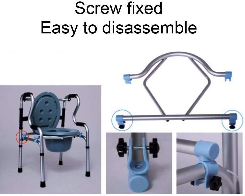 Adjustable Height Aluminum Commode Chair T822488
