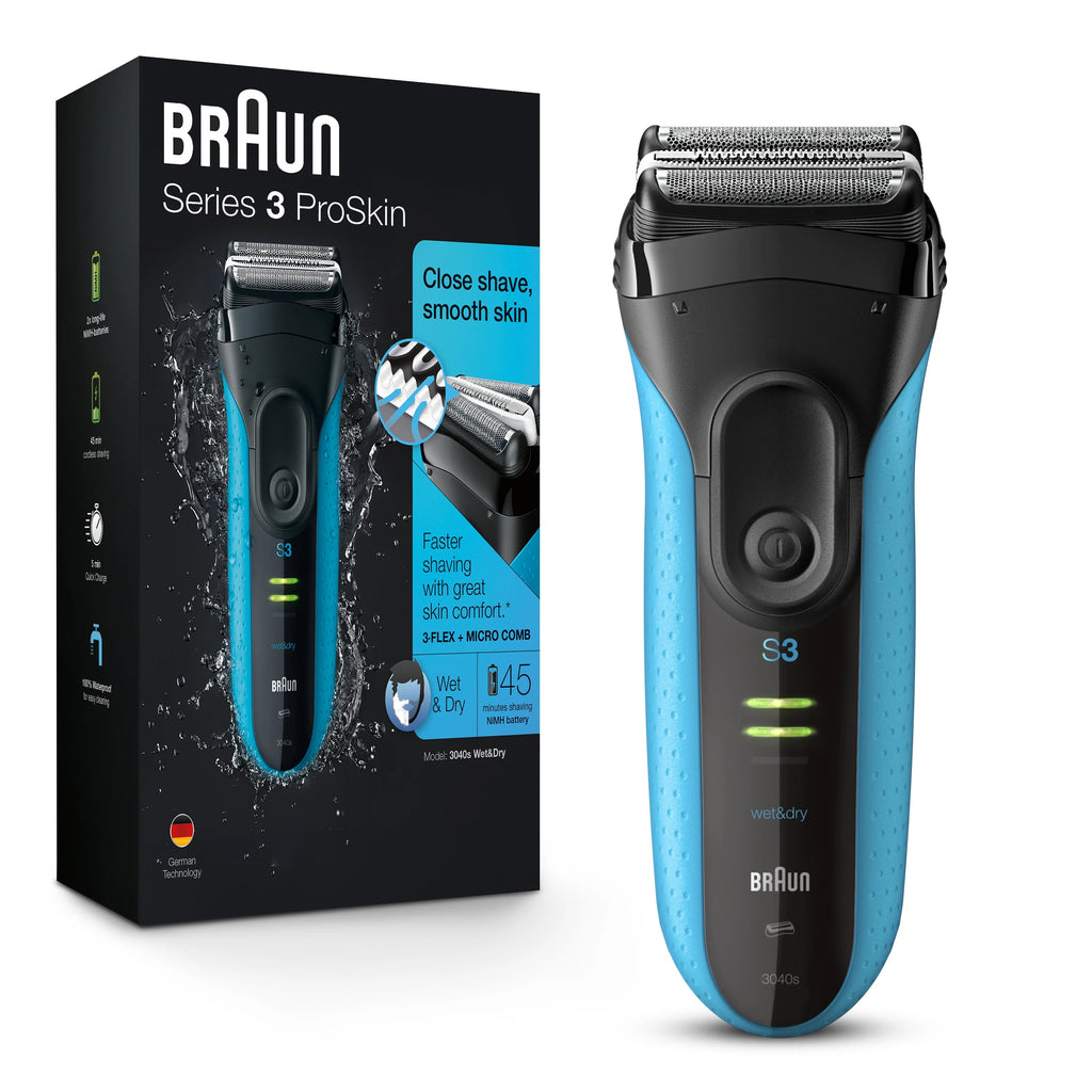 Rechargeable Wet Dry Electric Shaver with Precision Trimmer J527