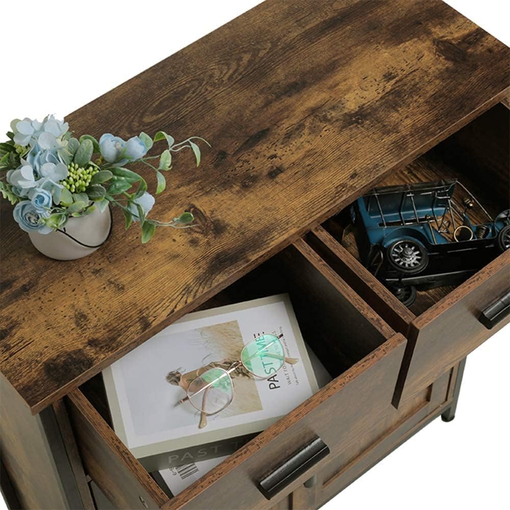 Industrial Storage Cabinet with 2 Drawers and Doors Z3921