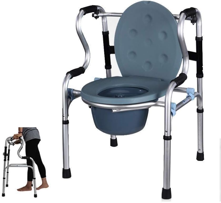 Adjustable Height Aluminum Commode Chair T822488