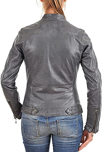 Lambskin Leather Motorcycle Jacket Y166