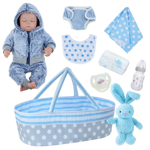 17-Inch Silicone Full Body Reborn Baby Doll C478274