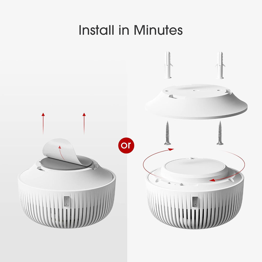 Smoke Detector with 10-Year Battery, Pack of 3 K30615