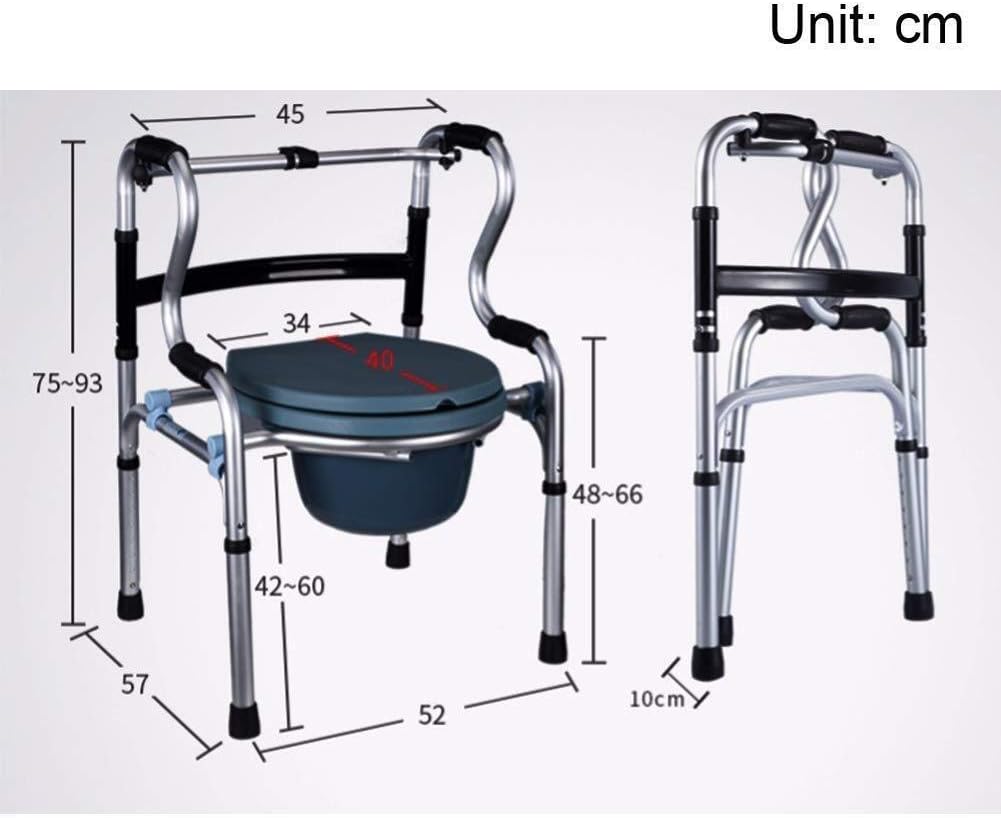 Adjustable Height Aluminum Commode Chair T822488