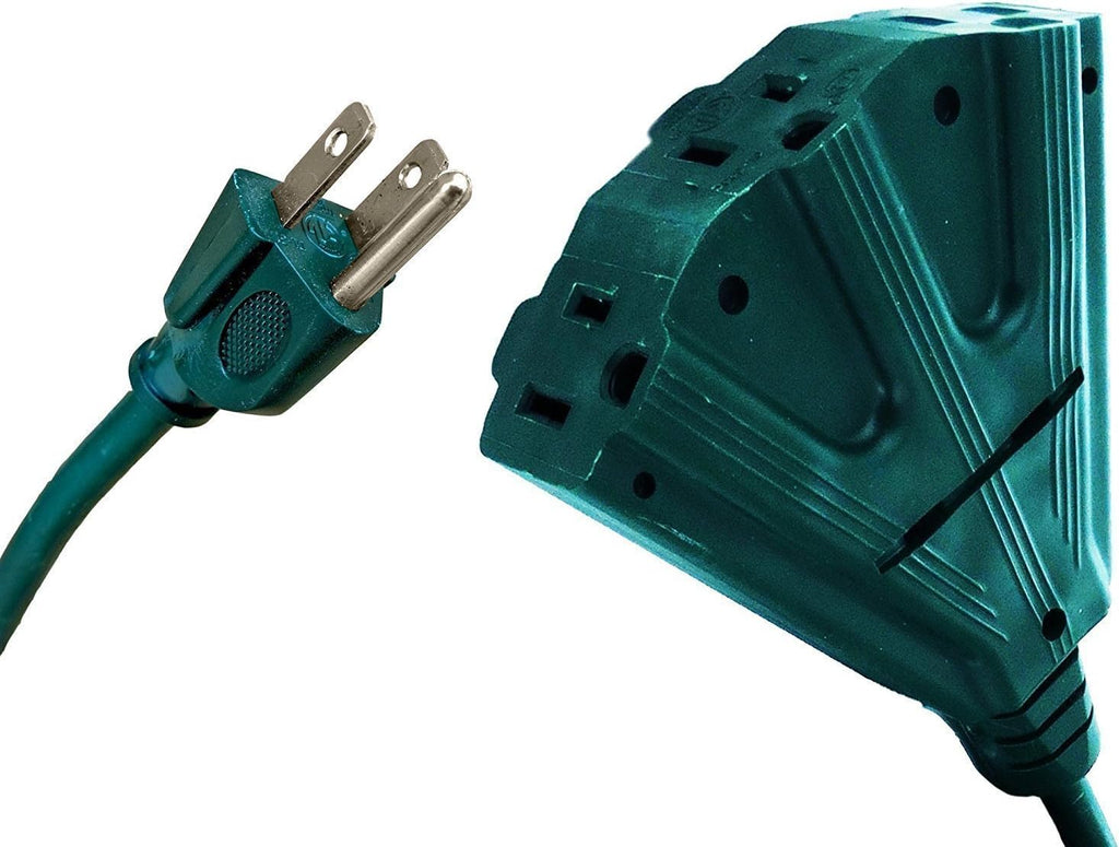 100 Ft Outdoor Extension Cord with 3 Outlets H9365