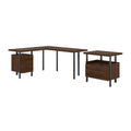 60W L Shaped Desk with Lateral File Cabinet X621033