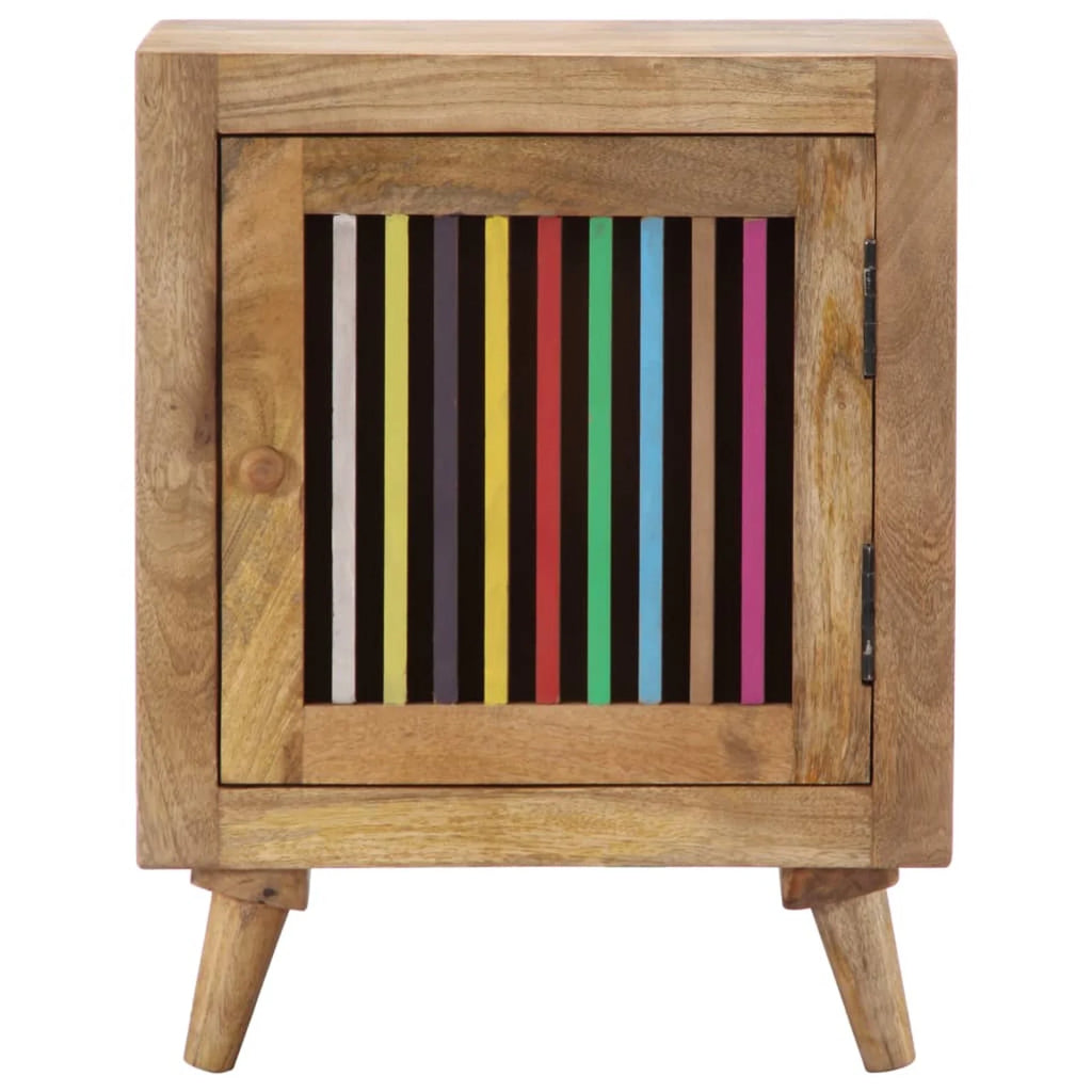 Solid Mango Wood Bedside Cabinet V728