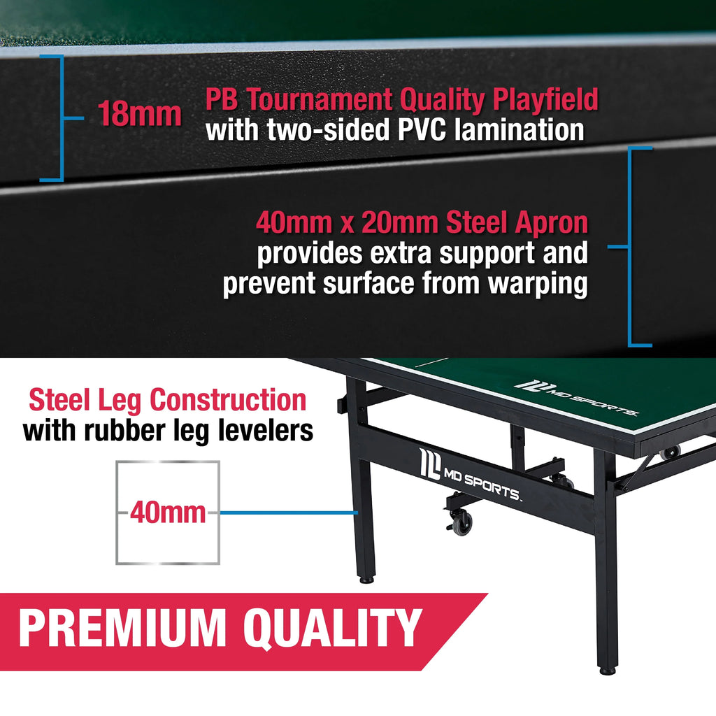 Indoor 2-Piece Table Tennis Table E2699