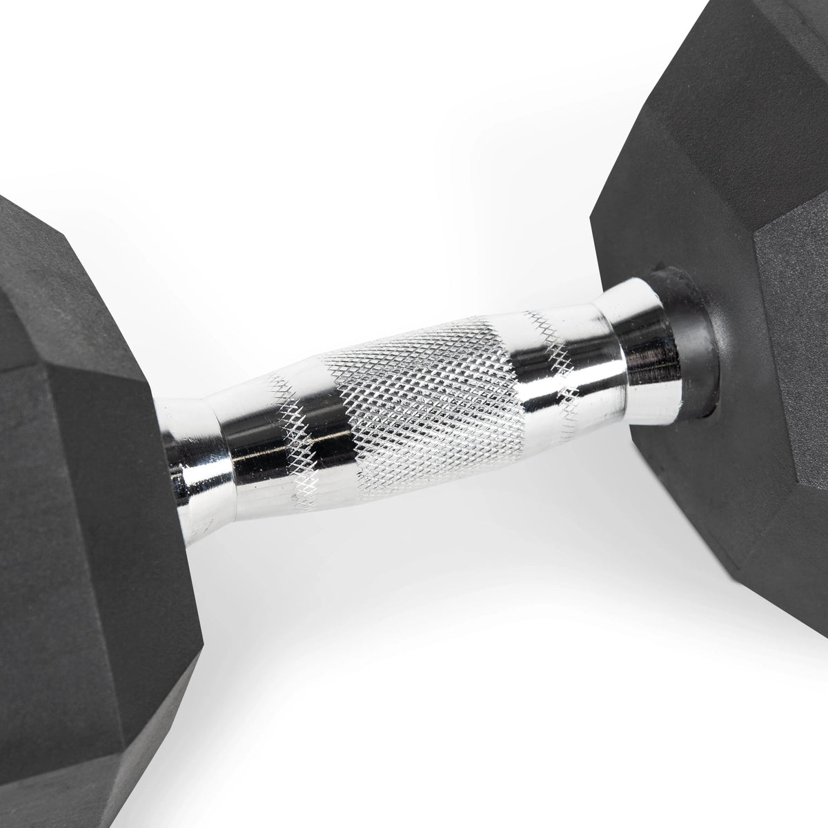 50 lb Rubber Hex Dumbbell Weight Set P93379