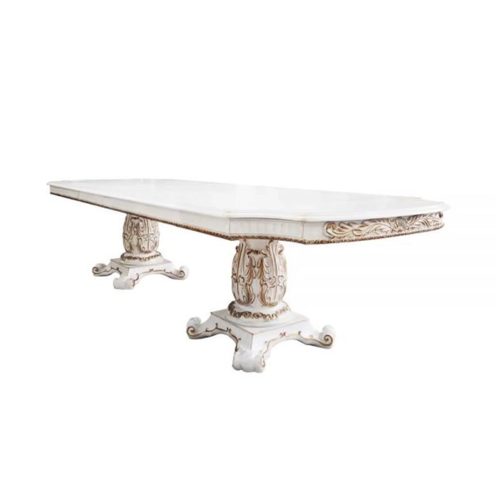 Wooden Double Pedestal Dining Table U138662