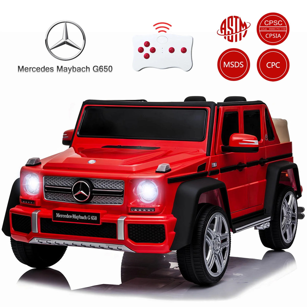 24V White Ride on Car with Remote Control N96060