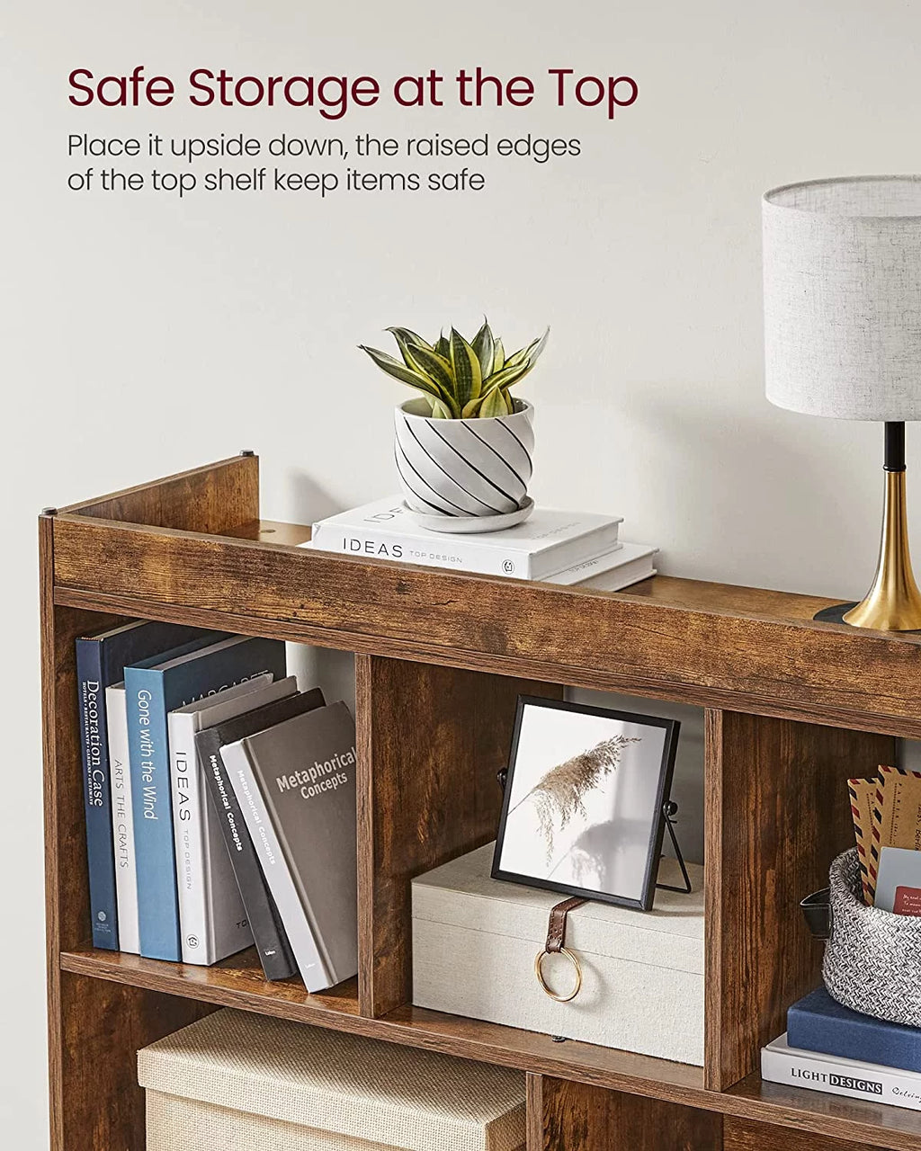 White 8-Cube Storage Organizer Bookcase B2256